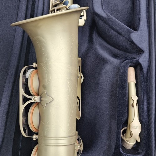 Antique Frosted Gold Alto Saxophone Professional Performance Sax Instrument - Picture 5 of 6