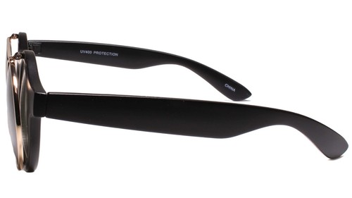 Lennon Dean Flip Up Classic Vintage Retro 60s 70s Sunglasses Matte Black Frame - Picture 3 of 5
