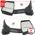 Towing Mirror, Set of 2 Left & Right, Manual for 1999-2015 Ford E-350 Super Duty