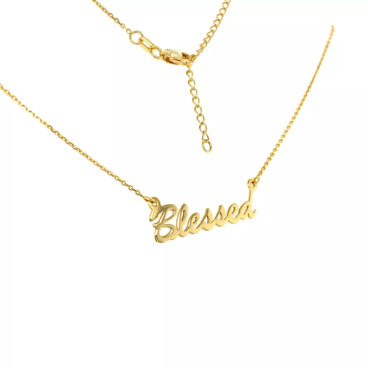14k gold cheap blessed necklace
