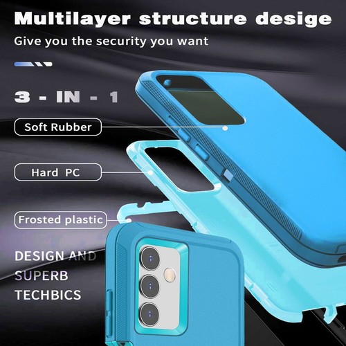 Coque pour Samsung Galaxy S21 FE avec clip compatible Otterbox Defender + verre trempé - Photo 49 sur 53