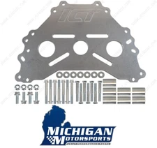 ICT Billet Engine Stand Adapter for Ford Engines SBF BBF Coyote Modular Godzilla