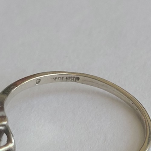 ANELLO VINTAGE JR FIRMATO ORO 10K RUBINI E DIAMANTI NATURALI MISURA 6,5 1,7 GRAMMI - Foto 3 di 4
