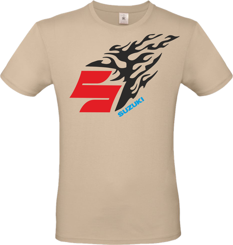 Maglietta unisex t-shirt Moto Suzuki fire racing idea regalo - Imagen 10 de 19