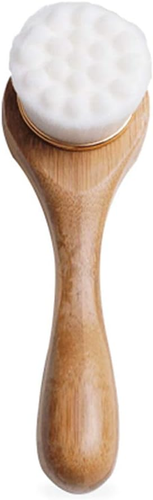 Bamboo Facial Cleansing Brush – Ultra Soft Face Scrubber – Deep Cleansing & Exfo