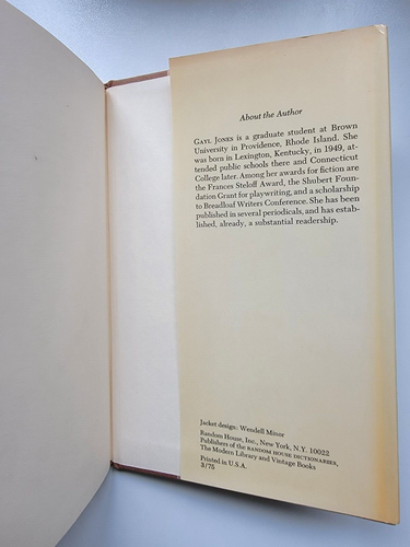 Corregidora by Gayl Jones Hardocover 1975 First 1st Edition Vintage Rare Book - Picture 6 of 7