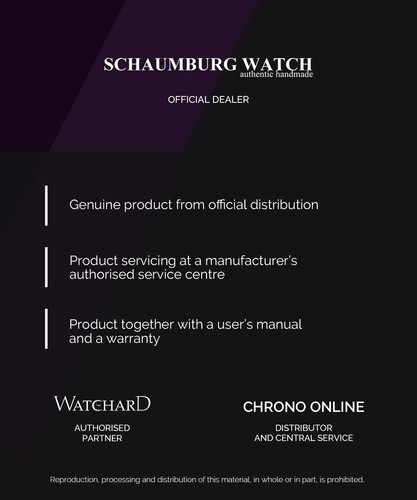 Schaumburg Cocktail Cuba Libre White Dial 42mm Automatic Men's Watch Japan New - Picture 5 of 9