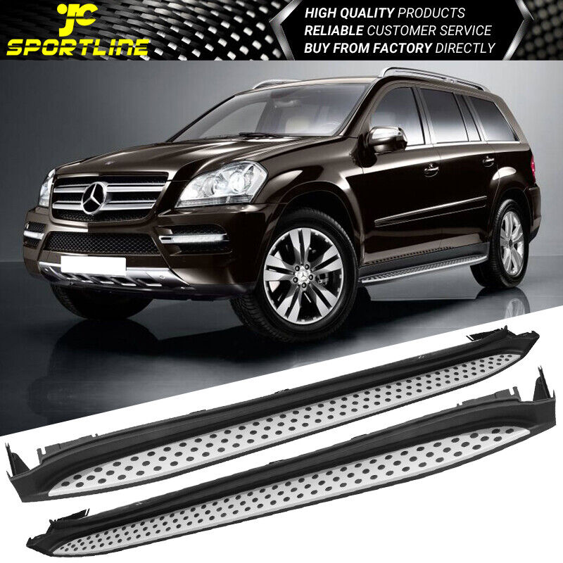 Fits 07-12 Benz X164 GL-Class Side Step Nerf Bars Running Board OE Factory  Style