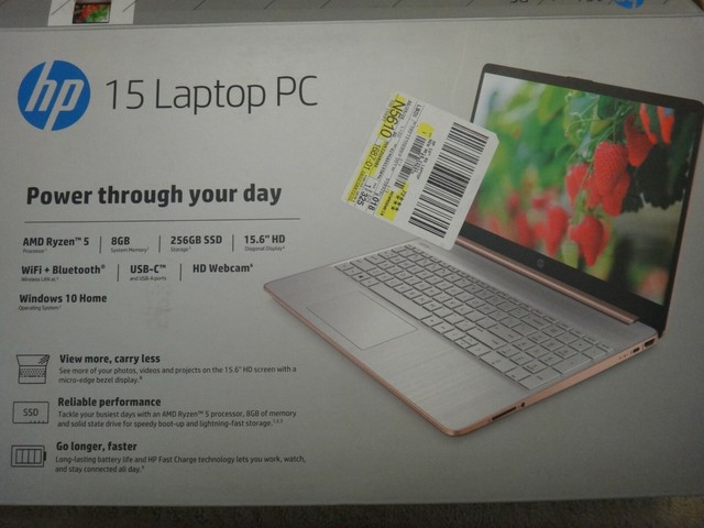 Hp 15 Ef0025wm 15 6 Inch 256gb Amd Ryzen 5 3500u 2 10ghz 8gb Notebook Laptop Rose Gold 9vk22ua For Sale Online Ebay