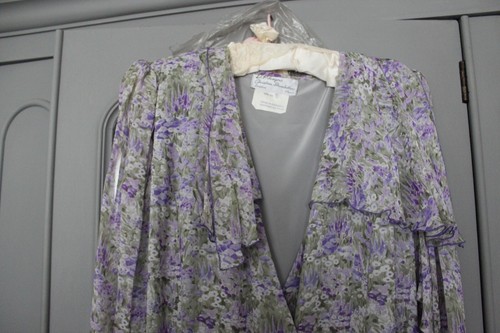 Designer Christina Stambolian, Silk Cocktail Dress size 14, Excellent condition - Picture 6 of 7