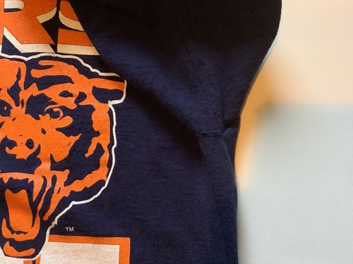 Vintage 1995 Pro Player Chicago Bears NFL Football T-Shirt Made in USA Sz Large - Picture 7 of 11