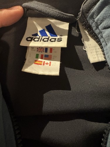 Vintage 01/02 Adidas Real Madrid Training Fleece Jacket - Picture 3 of 5