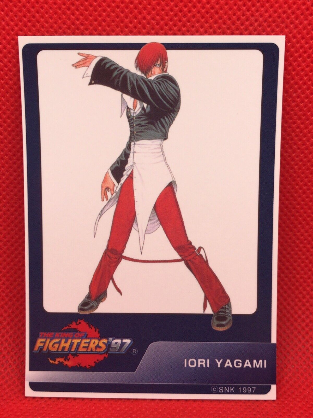 iori yagami kof Greeting Card for Sale by artxstore