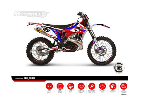 GAS GAS 2012 - 2017 EC ECF MCF 125 250 300 350 450 GRAPHIC STICKER SET DECAL KIT - Bild 1 von 4