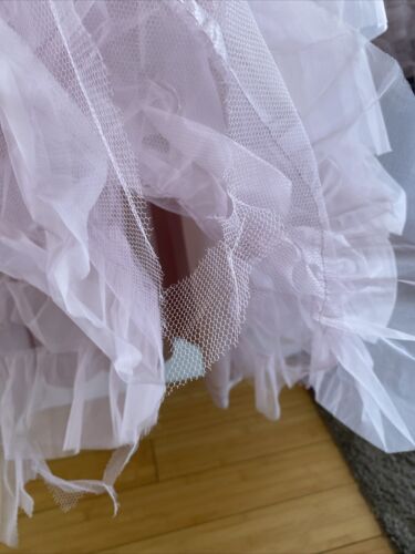Vintage 1960's Purple Prom Dress Cupcake Tiered Tulle Nadine Union Made XS - Picture 18 of 21
