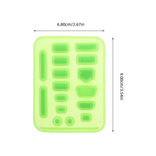 3 Sets Notebook- Topfen Laptop-Staubschutzhülle USB-C-Kappe - 第 12/12 張圖片