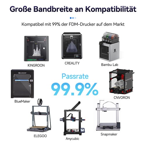 【Kaufen 4 Pay 3】Kingroon PLA PETG Matte Seide 3D Drucker Filament 1KG 1,75mm FDM - Bild 7 von 72