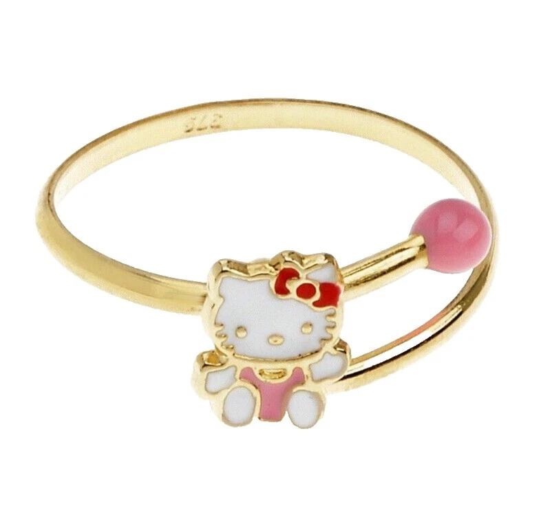 Hello Kitty yellow gold plated Fashion Jewelry