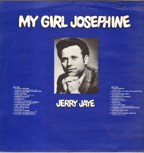 JERRY JAYE "MY GIRL JOSEPHINE" SWAMP ROCK AND ROLL LP COMBO 32038 - Picture 2 of 3