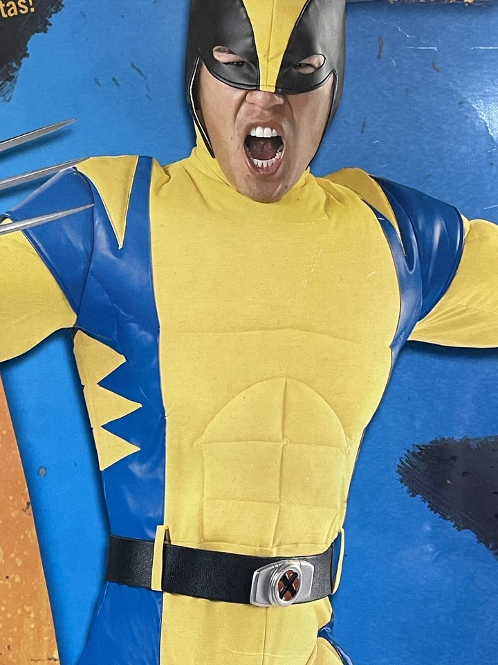 FATO ADULTO QUALIDADE ALUGUEL WOLVERINE EXTRA GRANDE (42-46) DISFARCE NOVO - Imagem 3 de 4