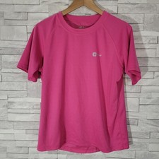 Ladies HI GEAR  T Shirt Top Pink Size 14 UK Gym Running Hiking Walking 