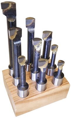 HHIP 5/8 INCH C6 12 Piece Boring BAR Set (1001-0003)