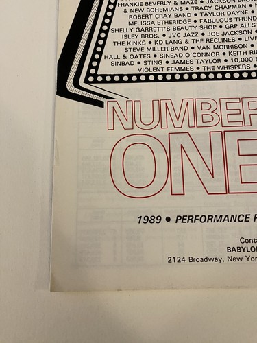 Performance Magazine Rod Stewart Miller Draft Band Network December 27, 1991 NM - Imagen 17 de 19