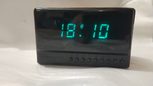 Clock Elektronica 2039 Ussr Vintage Table Soviet Electronic Alarm - Video 1 of 1