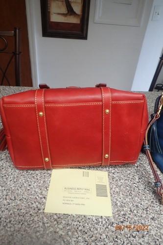 Dooney & Bourke FLORENTINE LEATHER Bristol Satchel NOT PEBBLE LEATHER - Picture 6 of 25