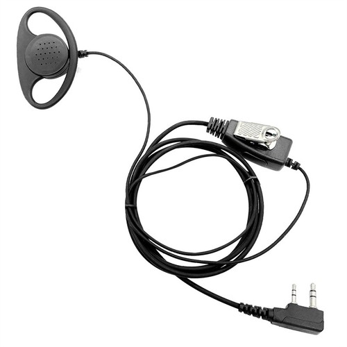 Zestaw słuchawkowy w kształcie litery D z mikrofonem PTT do Baofeng UV-5R BF-F8HP UV-82 UV-82HP - Zdjęcie 3 z 6