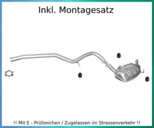Endschalldämpfer Mercedes E-Klasse (W211,S211) E200 220 220T Auspuff Montagesatz