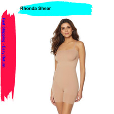 Rhonda Shear Women Underwire Bodysuit Nude 495-084 , Size 1X