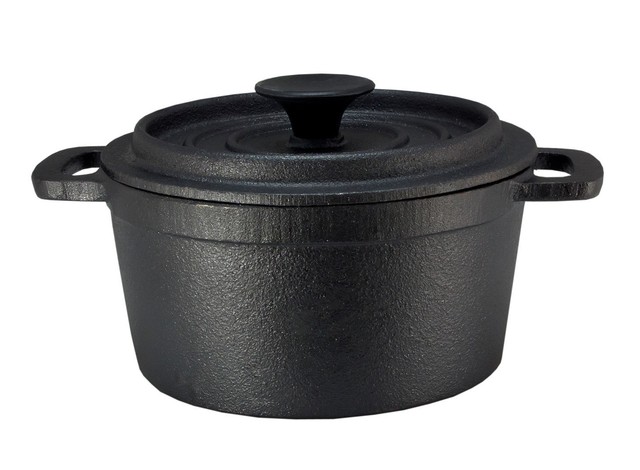 Brattopf aus Gusseisen 30cm 8L Schmortopf Kasan Kochtopf Bräter Кастрюля Казан