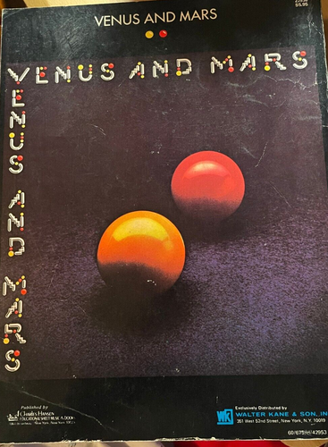 PAUL MCCARTNEY & WINGS Venus And Mars Songbook 1975 MUSIC LYRICS Piano/Vocal - Picture 2 of 5