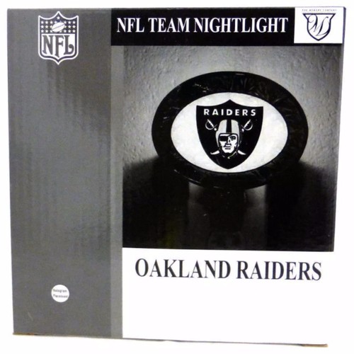Las Vegas Raiders NFL Art Glass Night Light -Perfect Gift idea - Picture 2 of 7