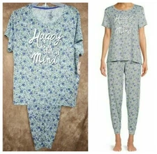 2X Secret Treasures Pajama Set Top and Jogger Bottoms Women's Plus Size 20W-22W