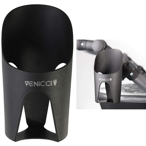 Venicci Shadow Stroller with Bassinet - Denim Grey/Black Frame - Picture 6 of 8