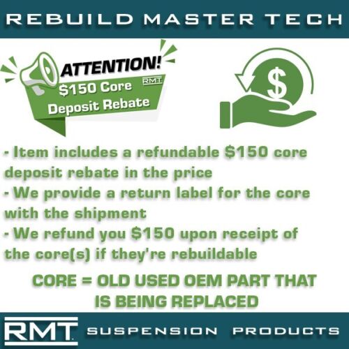 RAM 1500 DS 2013-2018 OEM REBUILT Air Suspension Front Left/Right Air Struts - Picture 4 of 8
