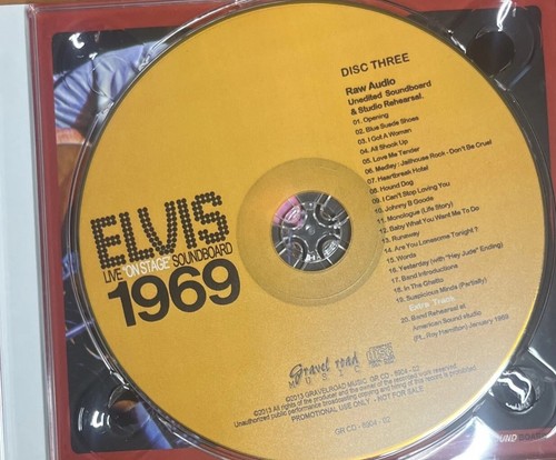 Elvis Presley Limited Edition 3CD Box 1969 Memphis - Vegas Rare W/ Photo Book - Picture 11 of 13