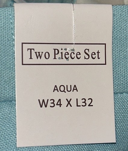 St Patrick Men’s Leisure 2 piece Set linen Aqua Blue Casual Size L W34 L32 - Bild 5 von 15