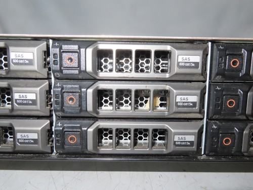 Dell PowerVault MD1200 E03J 7x SAS 600GB Storage DAS W/ 2x 03DJRJ 6G SAS 1x PSU - Picture 7 of 11