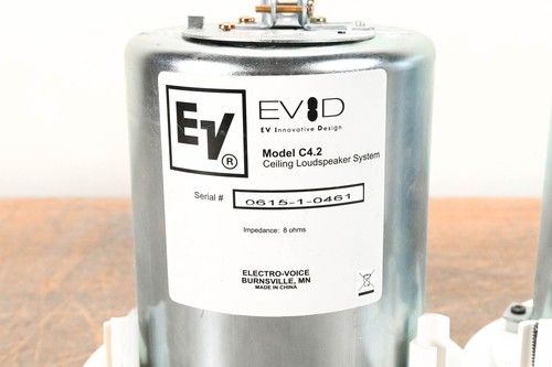 Electro-Voice (EV) EVID C4.2 4" 2-Way Coaxial Ceiling Loudspeaker (PAIR) CG01F32 - Picture 13 of 13