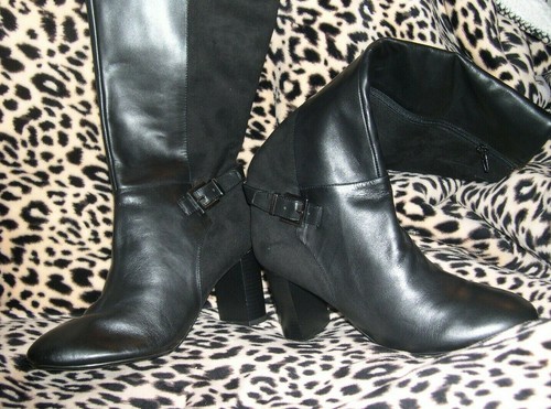 DAMEN SCHWARZ HOHE MODISCHE STIEFEL DAMENSCHUHE BANDOLINO GRÖSSE: 9,5 COOLES GESCHENK - Bild 5 von 9