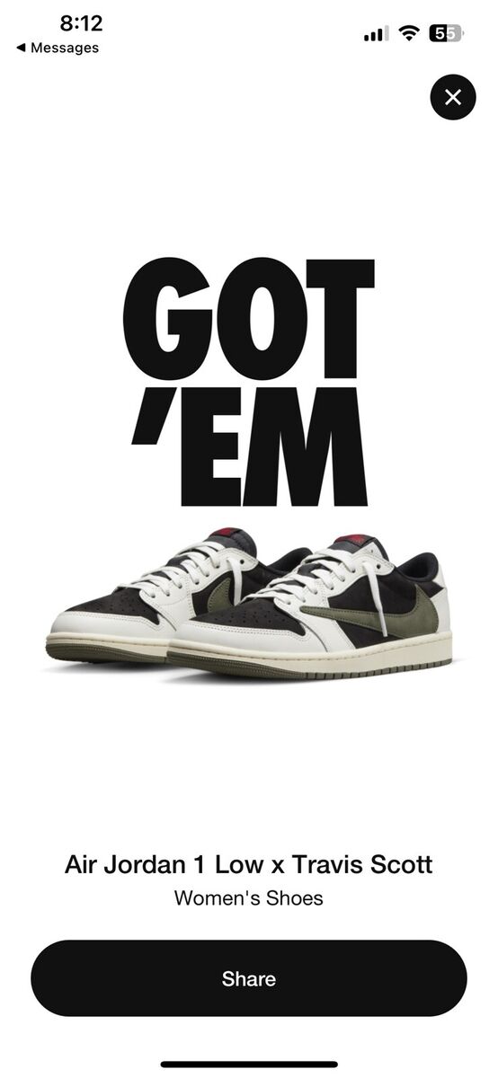 Travis Scott × Nike Air Jordan 1 Low Retro OG W SP Travis Scott × Nike Air Jordan 1 Low Retro OG W SP