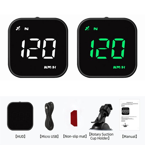 Digital Speedometer Universal GPS Car HUD Head Up Display MPH Overspeed Alarm - Picture 11 of 12