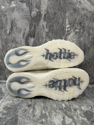 Nike By You Air Max 97 White/Gold FZ4047 900 Womens 9.5/Mens 8 - Picture 6 of 7