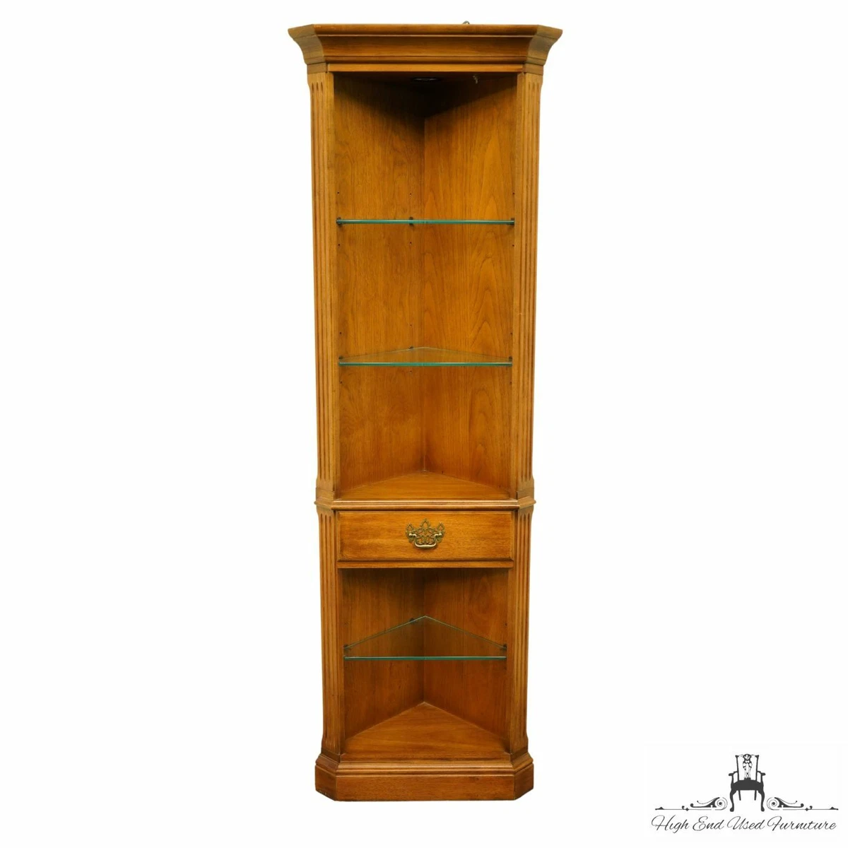 THOMASVILLE FURNITURE Country French Corner Wall Unit Display