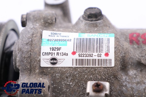 Mini Cooper R55 R56 R57 LCI Compresseur De Climatisation 6942501 - Imagen 6 de 10