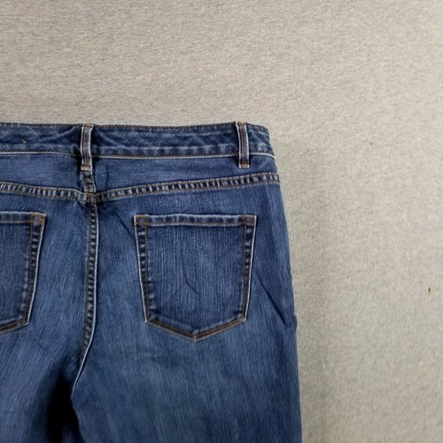 Coldwater Creek Size 10 Natural Fit Jeans Skinny Crop Cuffed - Picture 8 of 11