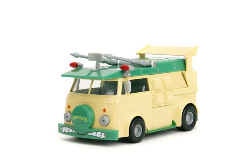 Jada 1:32 Hollywood Rides Ninja TMNT Part Wagon Diecast Model Car 34723 Turtles - Picture 2 of 12
